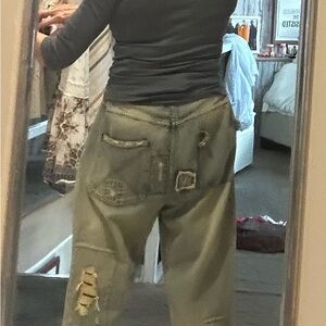 Magnolia Pearl distressed oversized Jeans